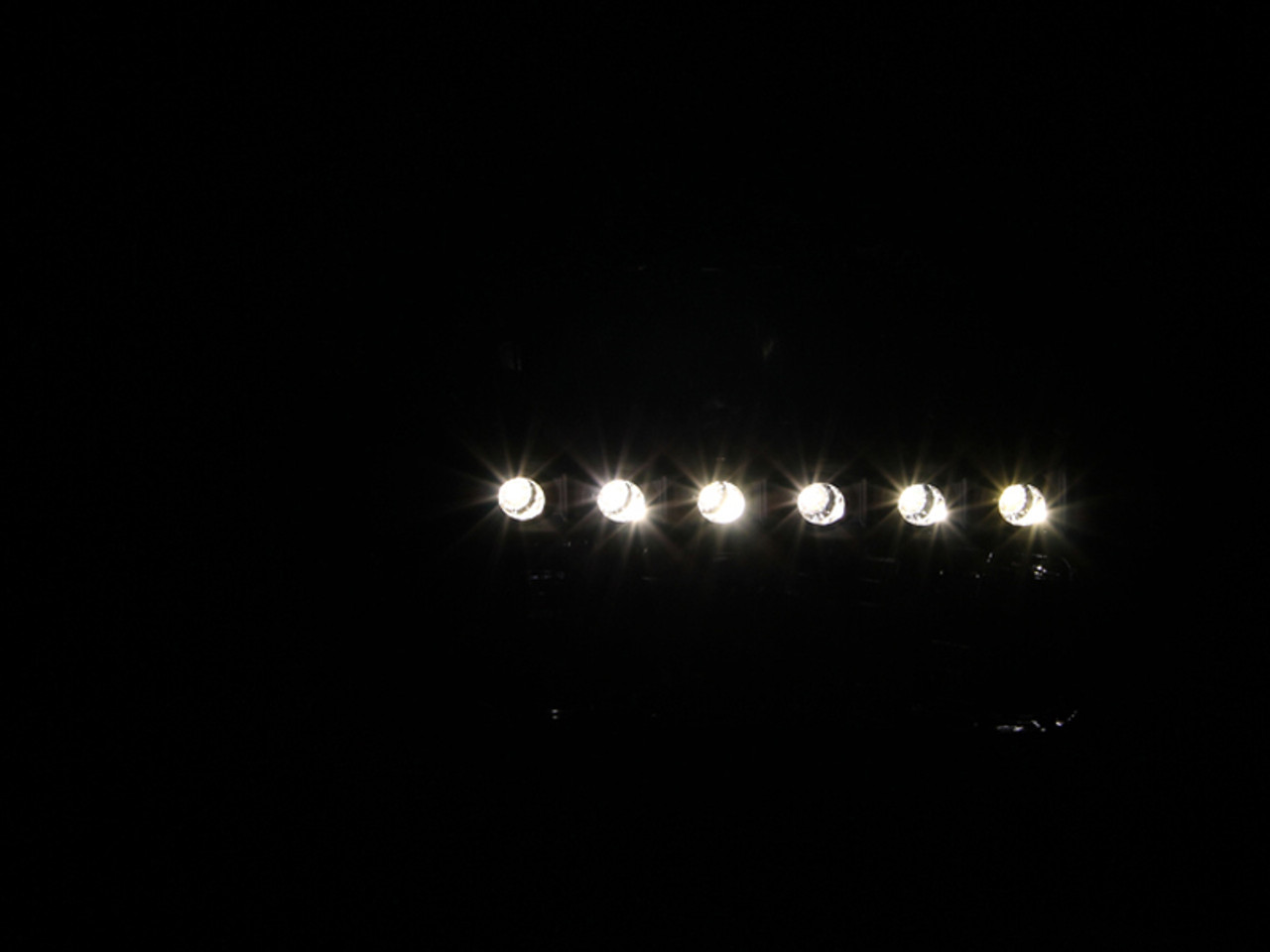 ANZO 2000-2004 Ford Excursion Crystal Headlights Black w/ LED 1pc - 111106