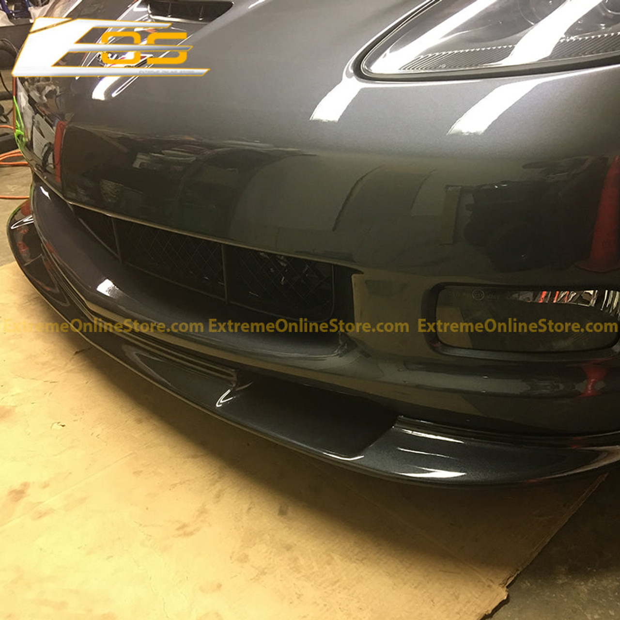 EOS Front Splitter - Gloss Black - C6 Corvette GS / Z06 / ZR1