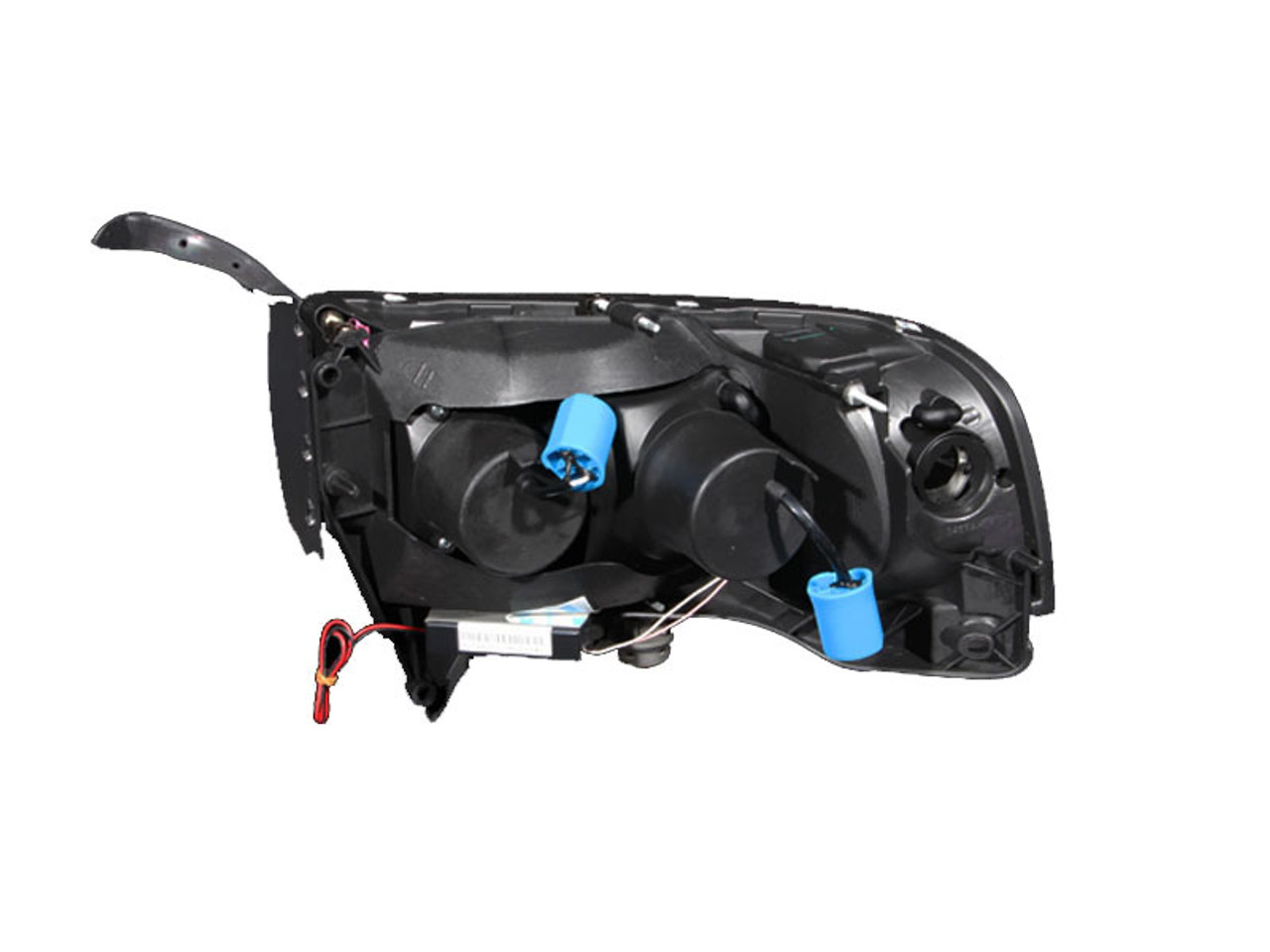 ANZO 1994-2001 Dodge Ram Projector Headlights w/ Halo Chrome - 111195