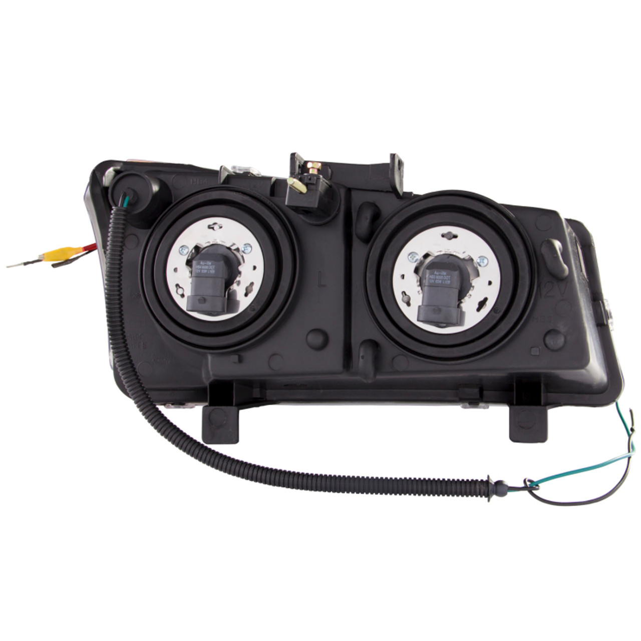 ANZO 2003-2006 Chevrolet Silverado 1500 Projector Headlights w/ U-Bar Chrome - 111313