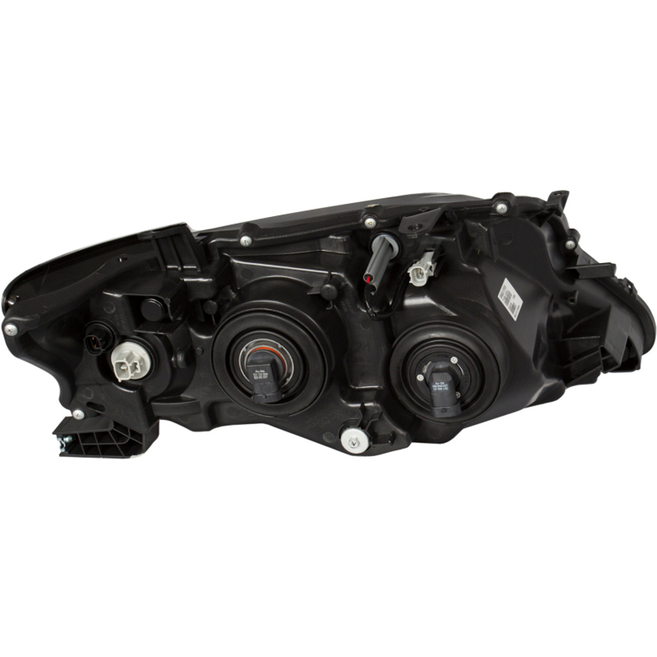 ANZO 2010-2012 Lexus Rx350 Projector Headlights w/ U-Bar Black - 111322