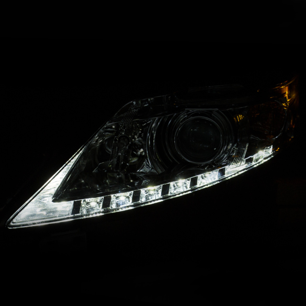 ANZO 2010-2012 Lexus Rx350 Projector Headlights w/ U-Bar Chrome - 111323