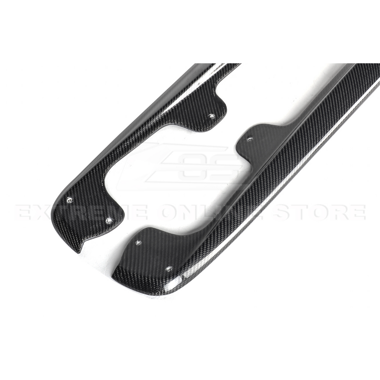 EOS Side Skirts - Carbon Fiber - C6 Corvette GS / Z06 / ZR1 (SS-028-BKCF)