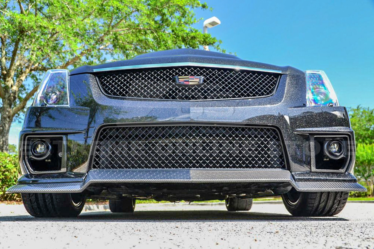 EOS Black Front Splitter Lip - 09-15 CTS-V