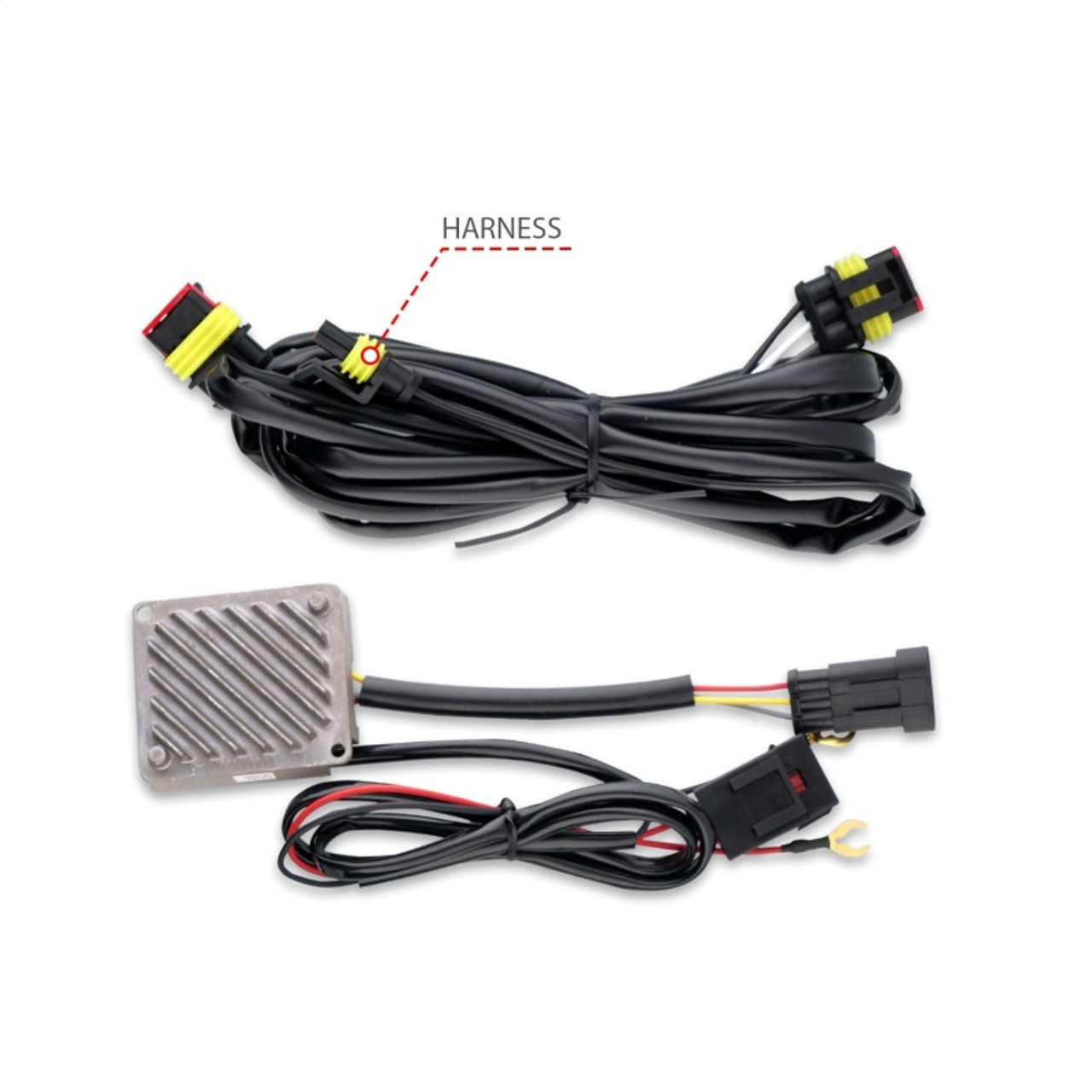 ANZO 19-22 Chevrolet Silverado 1500 LED Proj HL w/Lgt Bar SwBk Seq. Blk w/In. Light - Driver Side ON - 111566-L