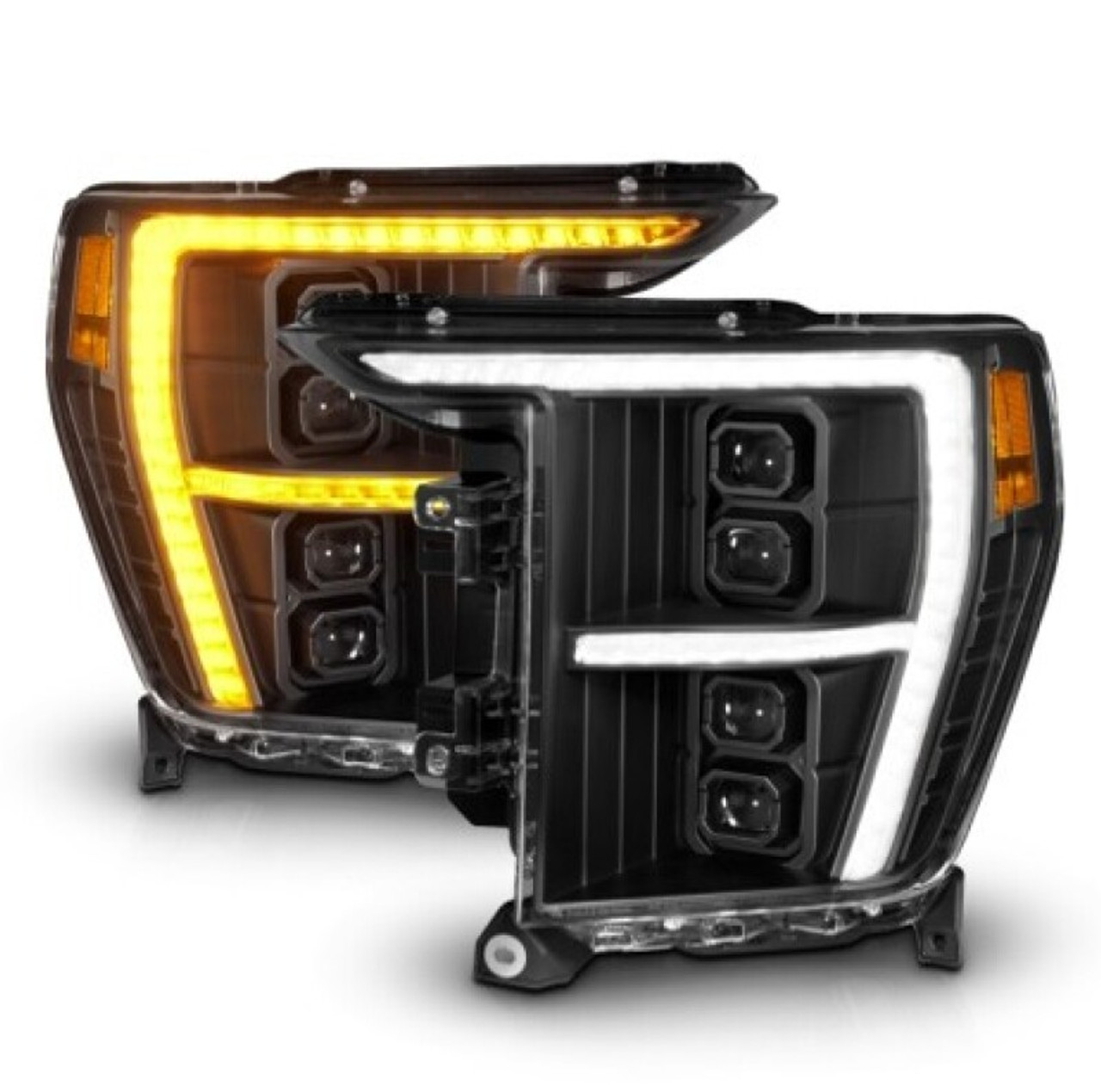 ANZO 21-23 Ford F-150 (w/Factory Halogen) Z-Series Full LED Proj Headlights - Driver Side ONLY - 111593X-L