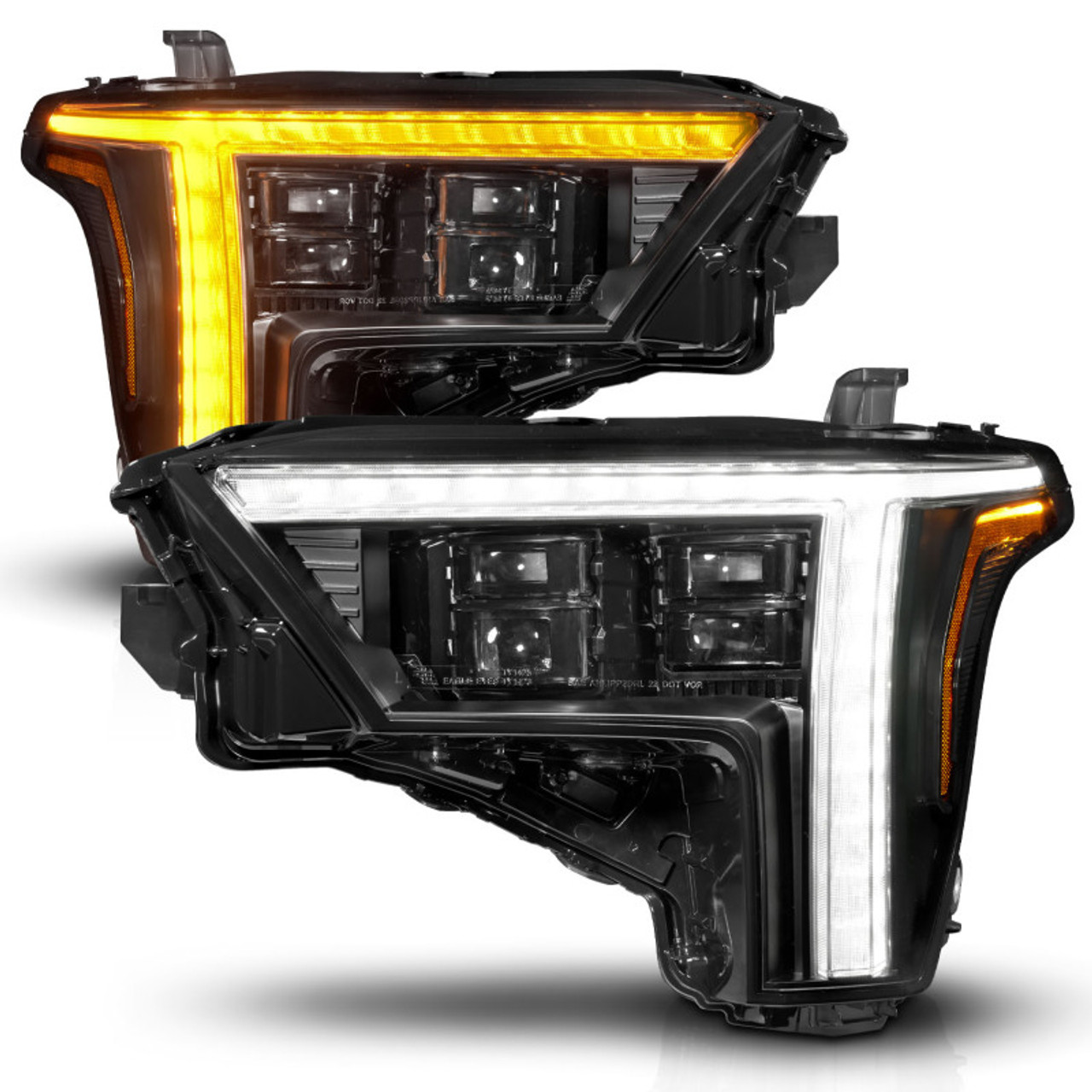 ANZO 22-24 Toyota Tundra (w/Factory LED Refl.) Z-Series Full LED Proj Headlights - Driver Side ONLY - 111599X-L