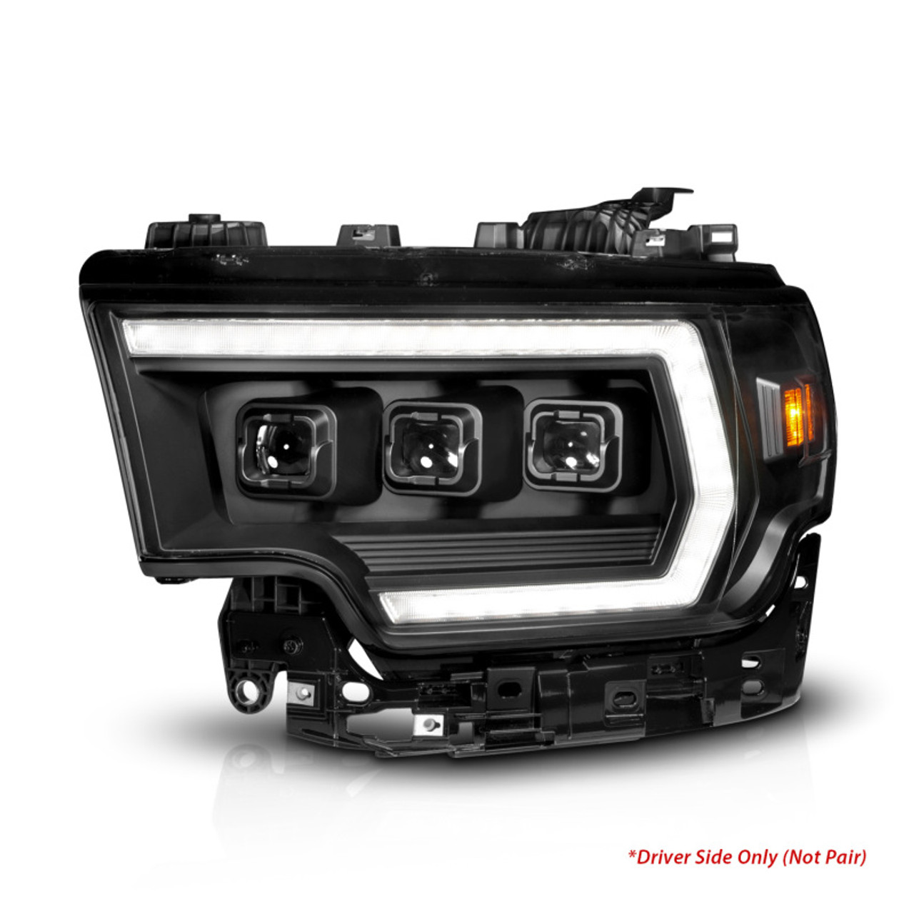ANZO 19-24 RAM 2500/3500 Z-Series Full LED Proj Headlights DRL/Init/SeqSig - Driver Side ONLY - 111601X-L