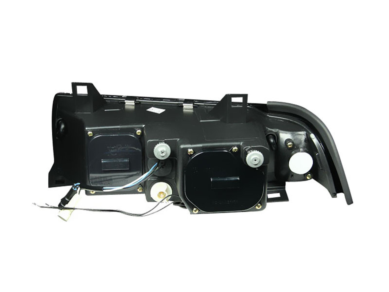 ANZO 1992-1998 BMW 3 Series E36 Projector Headlights w/ Halo Black (CCFL) G2 - 121011