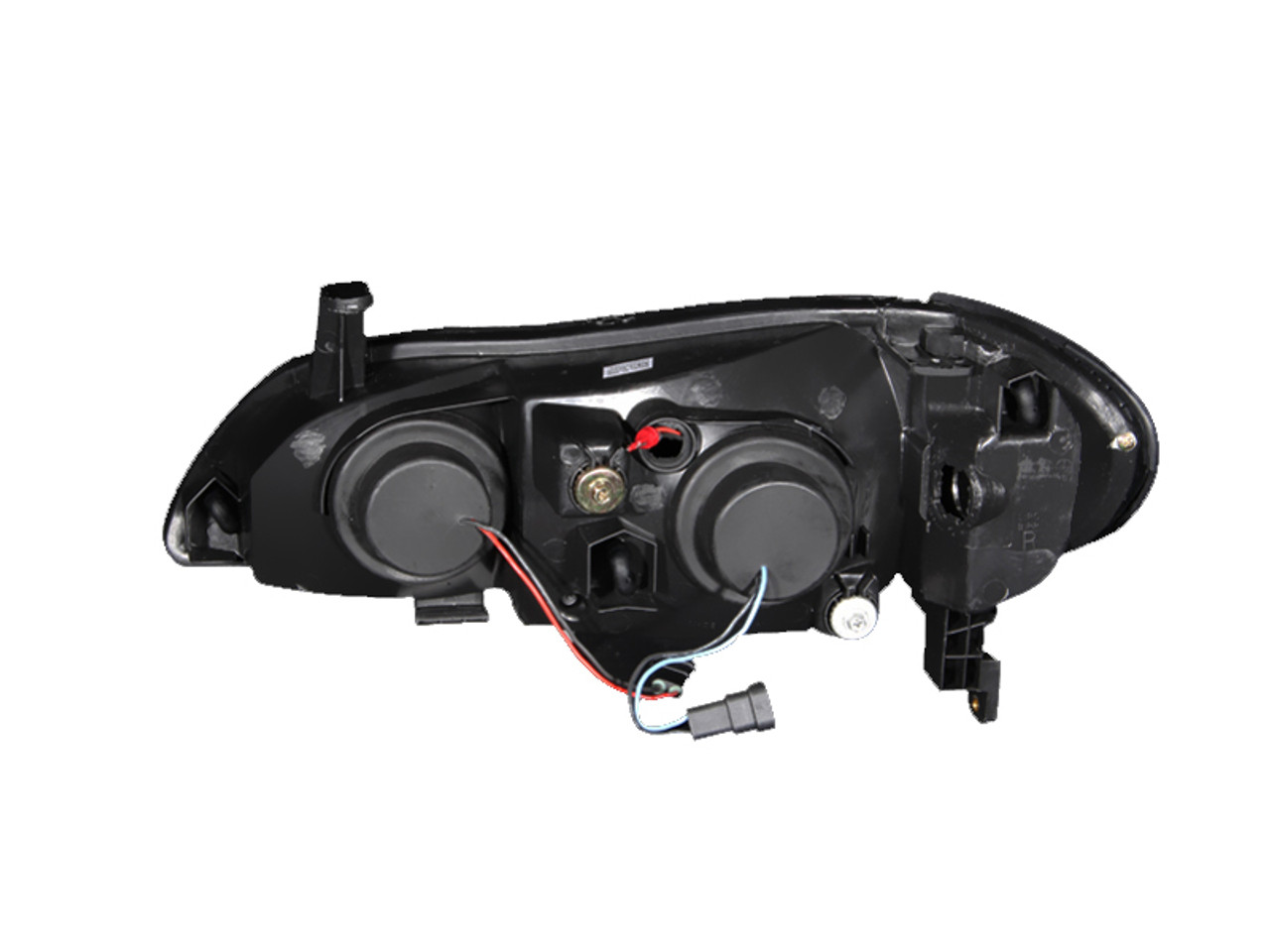 ANZO 2000-2004 Infiniti I30 Projector Headlights w/ Halo Chrome - 121078