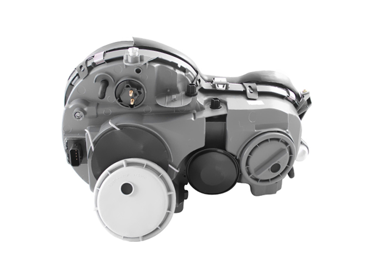 ANZO 1999-2002 Mercedes Benz E Class W210 Projector Headlights Chrome - 121086