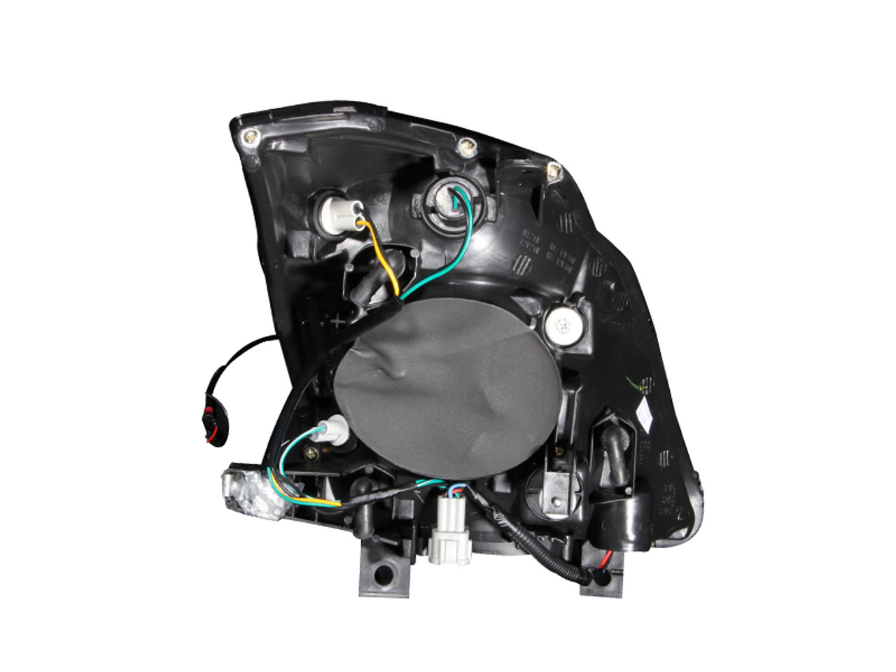 ANZO 2003-2005 Nissan 350Z Crystal Headlights Black - 121108