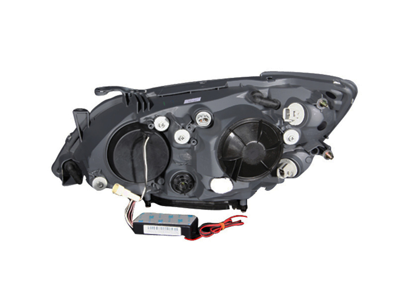 ANZO 2001-2005 Lexus Is300 Projector Headlights w/ Halo Black - 121199