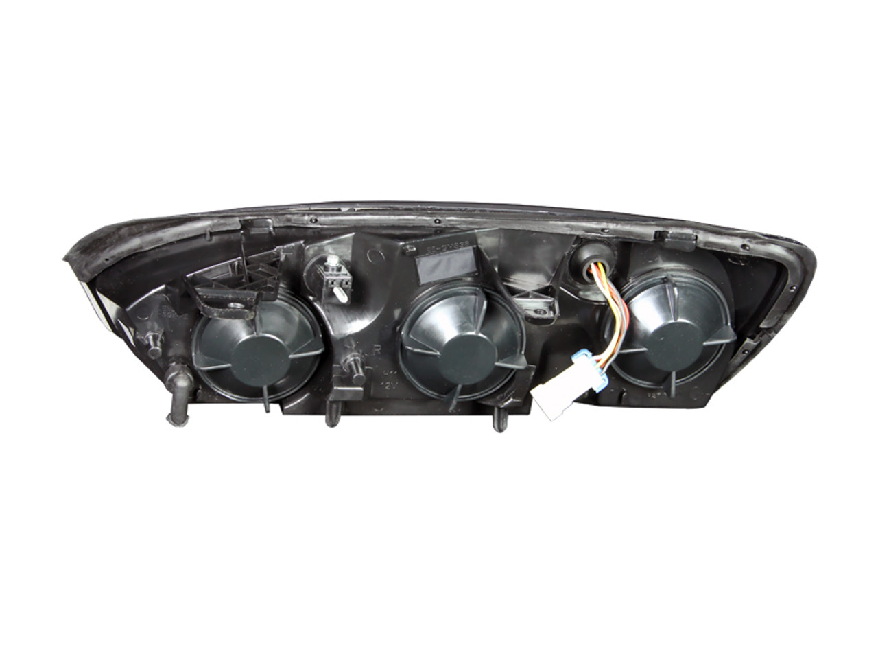 ANZO 2004-2007 Chevrolet Malibu Crystal Headlights Black - 121221