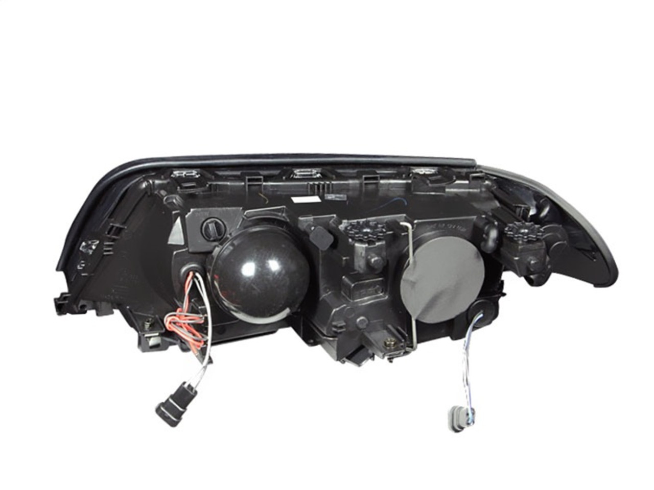 ANZO 1999-2001 BMW 3 Series E46 Projector Headlights w/ Halo Black (CCFL) - 121261