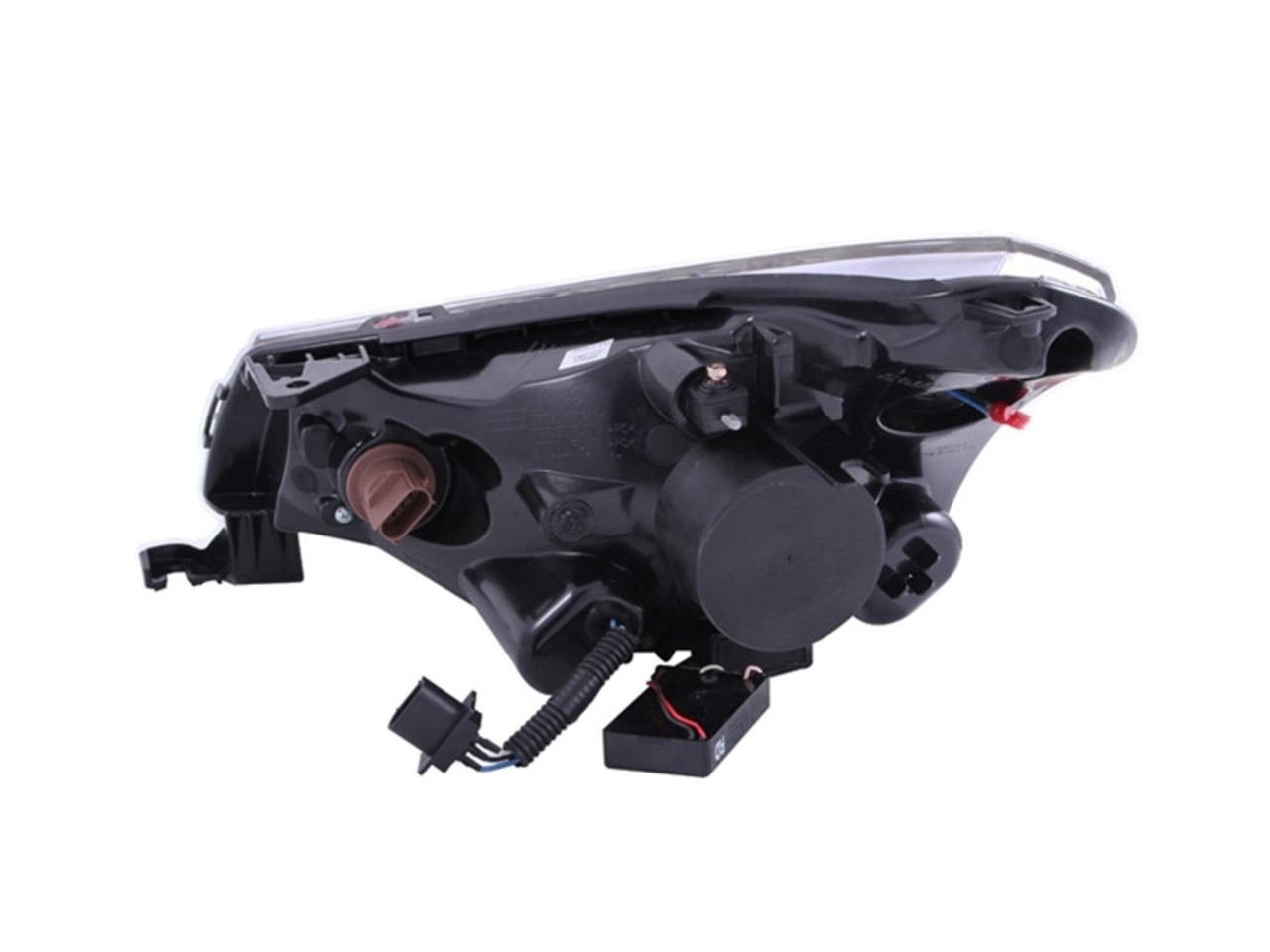 ANZO 2008-2011 Ford Focus Projector Headlights Black - 121272
