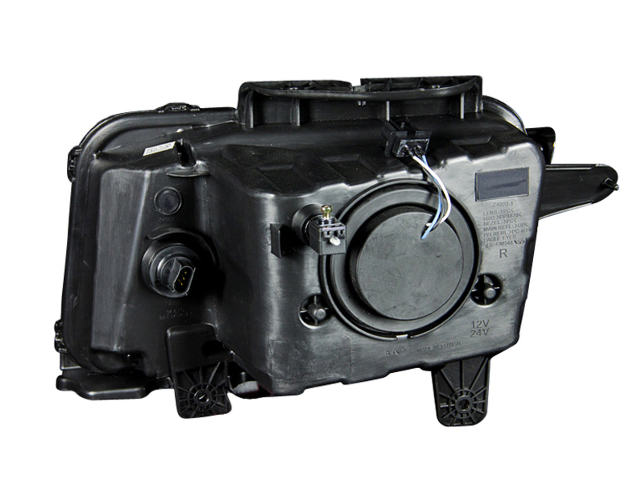 ANZO 2010-2013 Chevrolet Camaro Projector Headlights w/ Halo Chrome (CCFL) - 121311