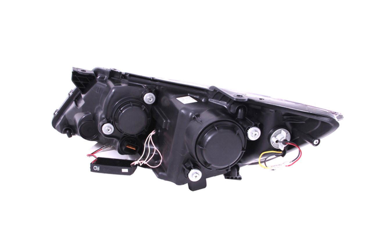 ANZO 2011-2013 Kia Optima Projector Headlights w/ Halo Chrome (CCFL) - 121459