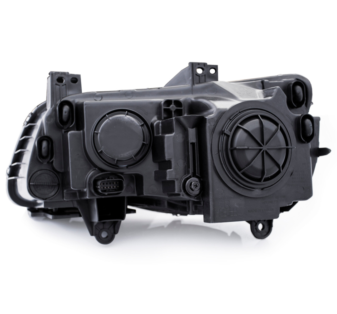ANZO 2011-2014 Chrysler 300 Projector Headlights w/ Plank Style Design Chrome - 121494