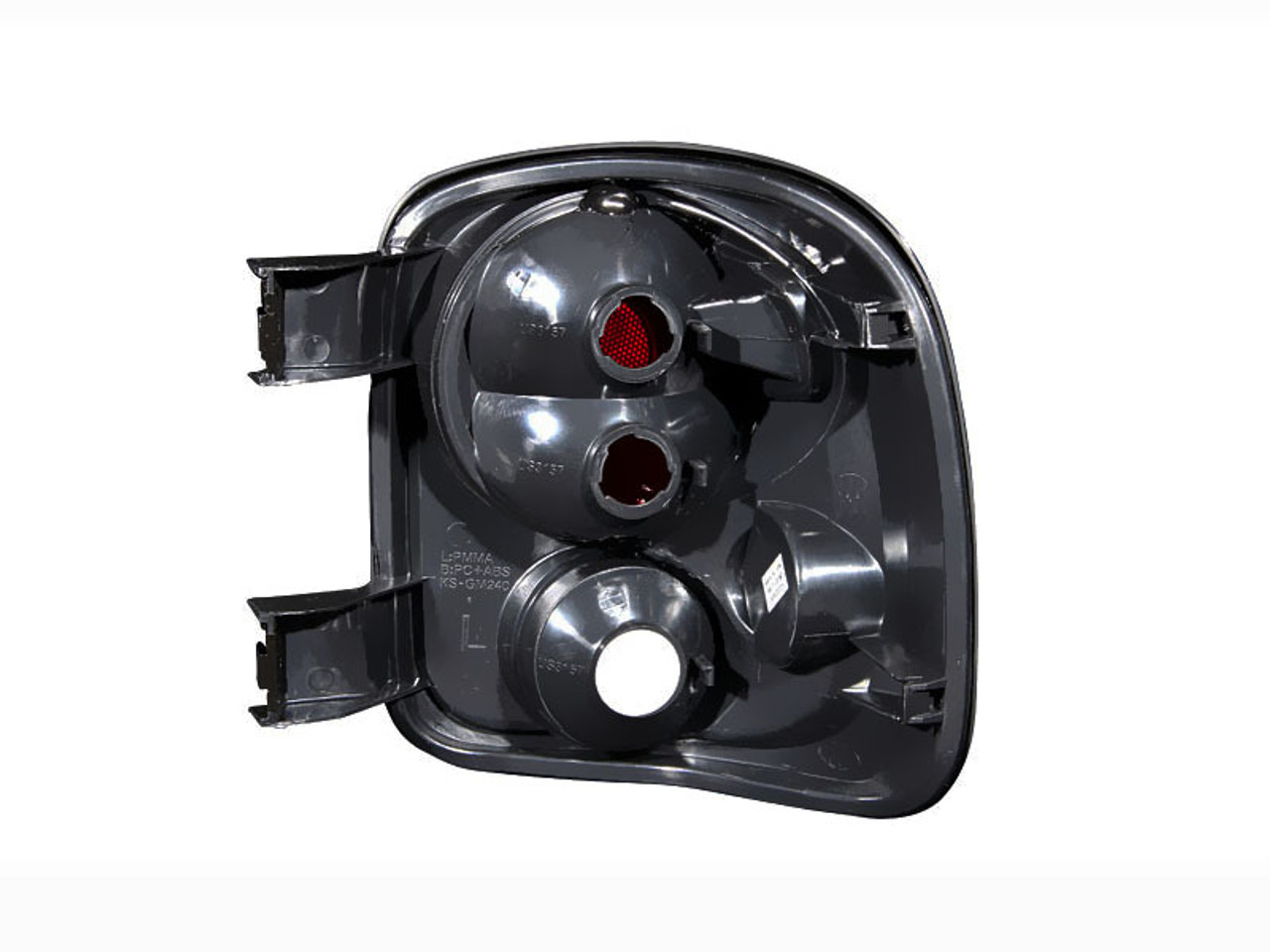 ANZO 1999-2004 Chevrolet Silverado Taillights Chrome - 211026