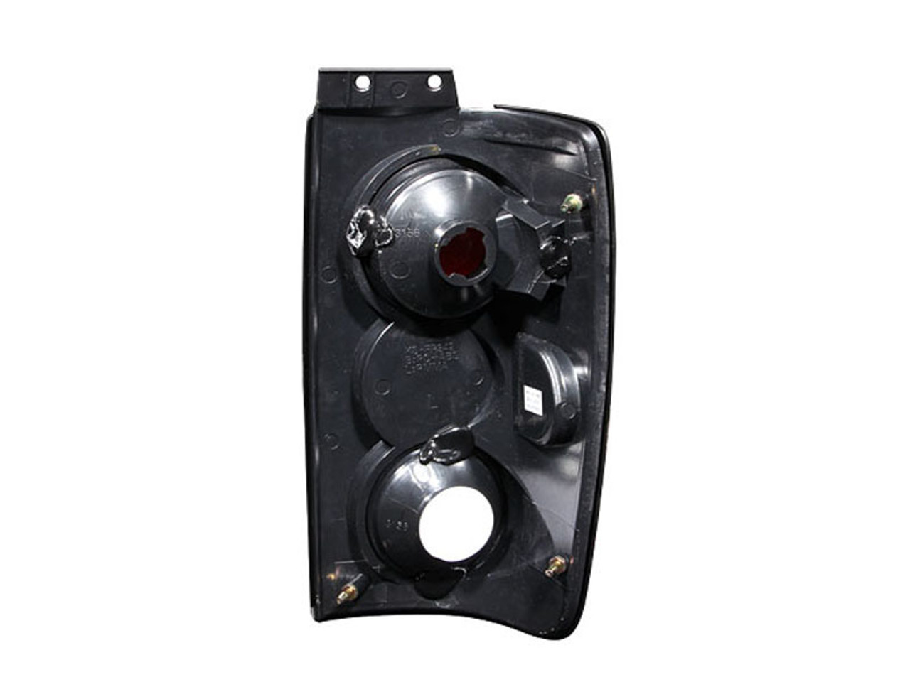 ANZO 1997-2002 Ford Expedition Taillights Black - 211057