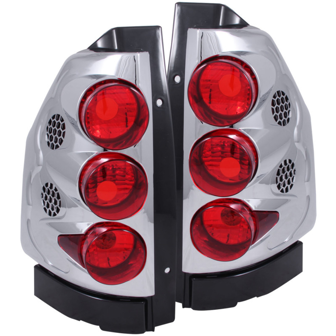 ANZO 2002-2008 Gmc Envoy Taillights Chrome - 211091