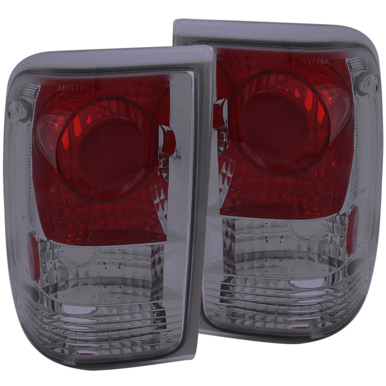 ANZO 1993-1997 Ford Ranger Taillights Smoke - 211177