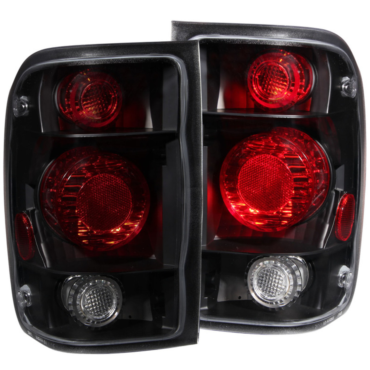 ANZO 1998-2000 Ford Ranger Taillights Dark Smoke G2 - 211178