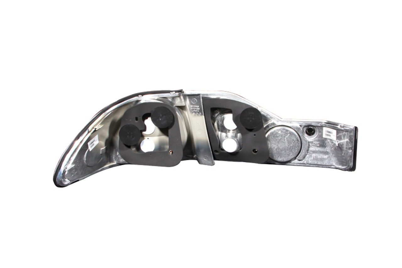 ANZO 1998-2000 Honda Accord Taillights Black - 221041