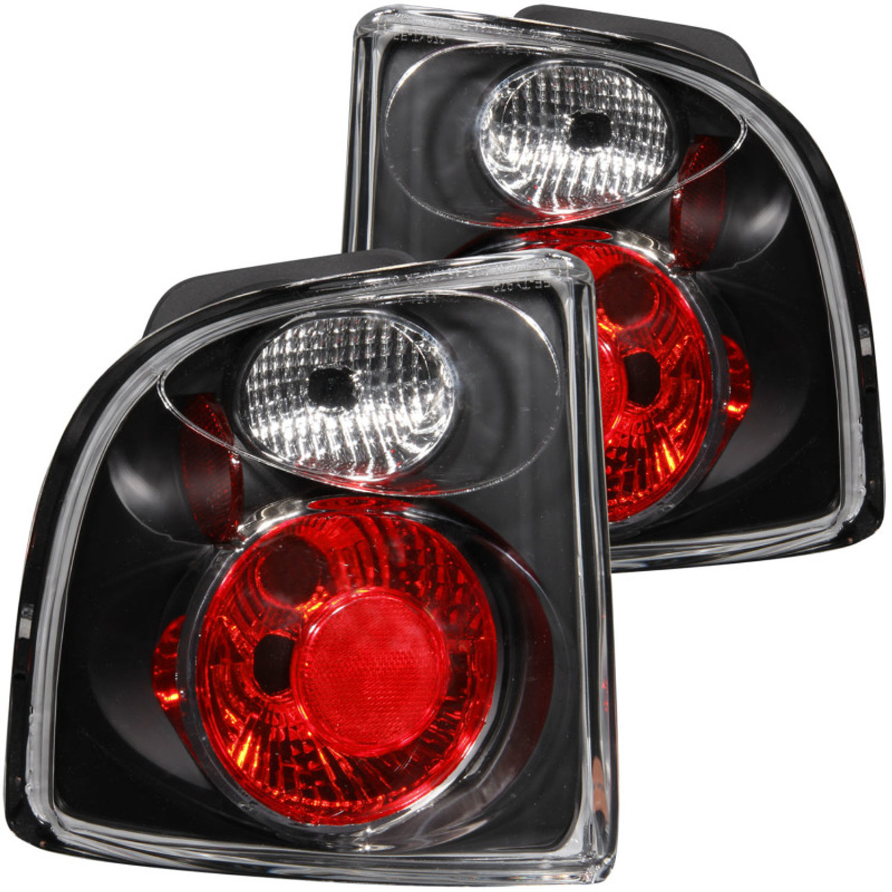ANZO 2000-2005 Toyota Celica Taillights Black - 221106