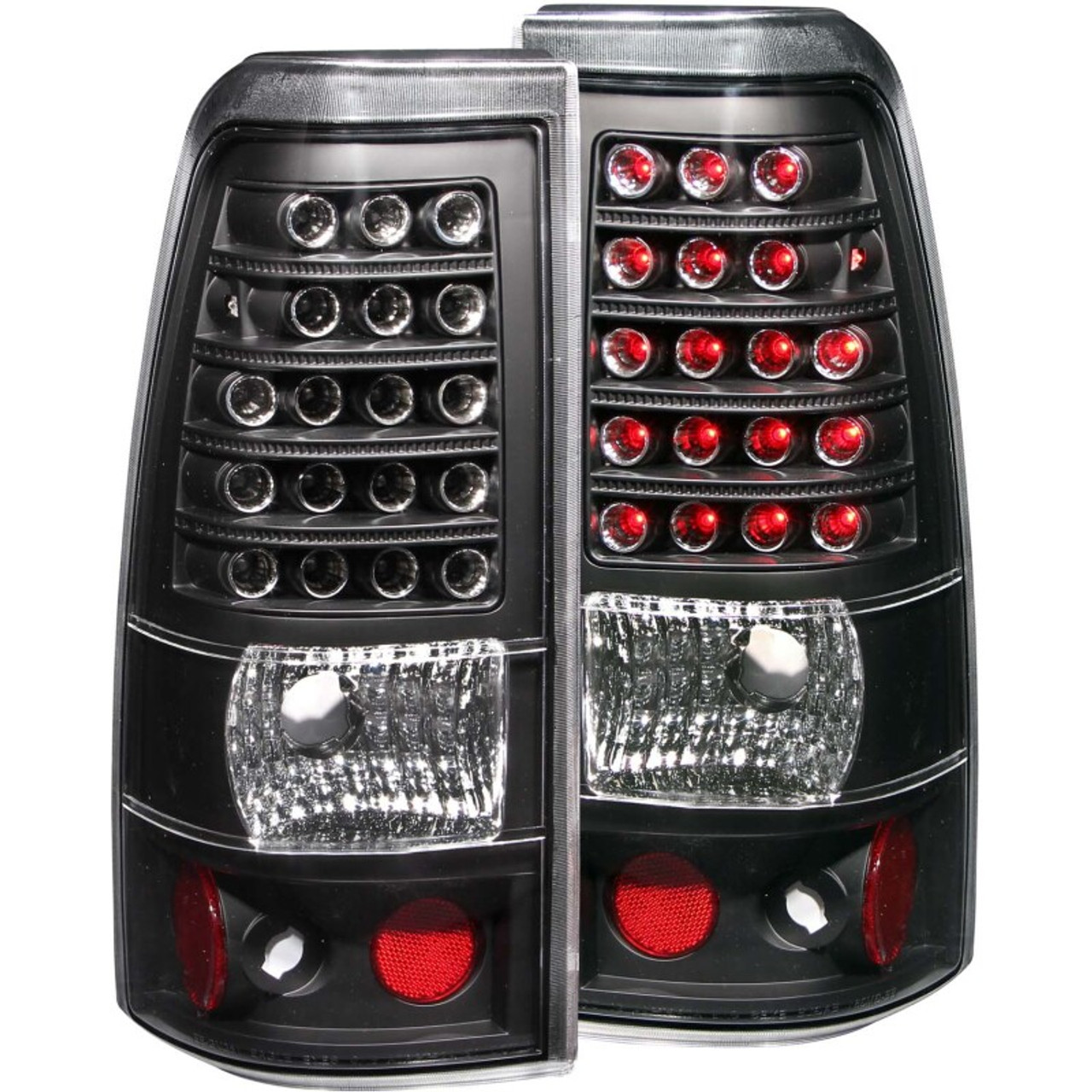 ANZO 2003-2006 Chevrolet Silverado 1500 LED Taillights Black - 311009