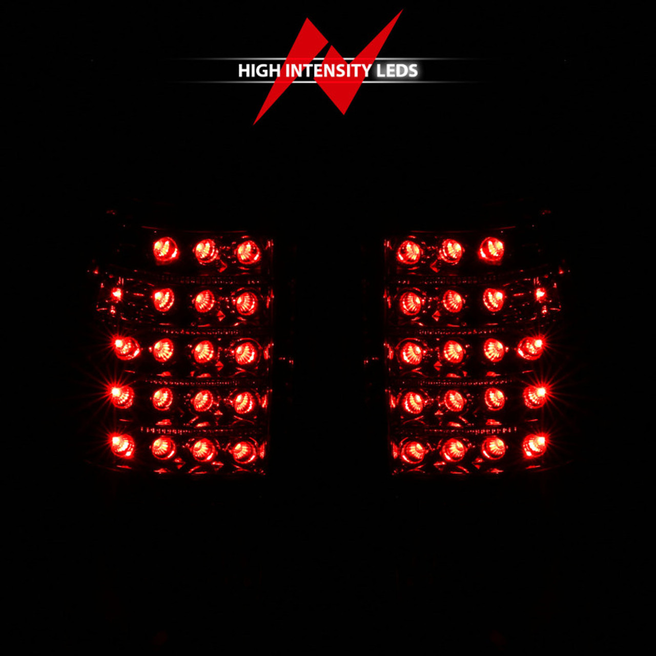 ANZO 1999-2007 Chevrolet Silverado 1500 LED Taillights Red/Clear - 311010