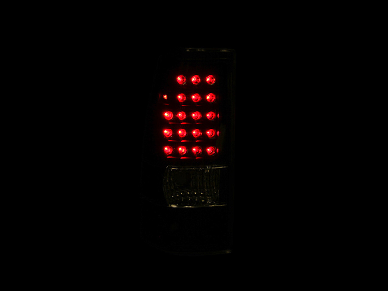 ANZO 1999-2007 Chevrolet Silverado 1500 LED Taillights Black - 311012