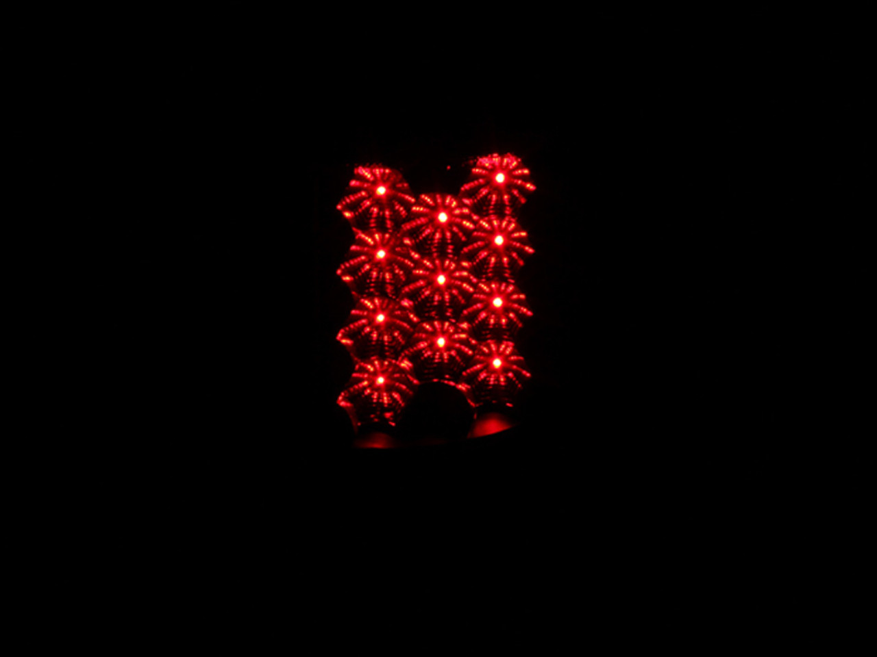 ANZO 2004-2008 Ford F-150 LED Taillights Black - 311024