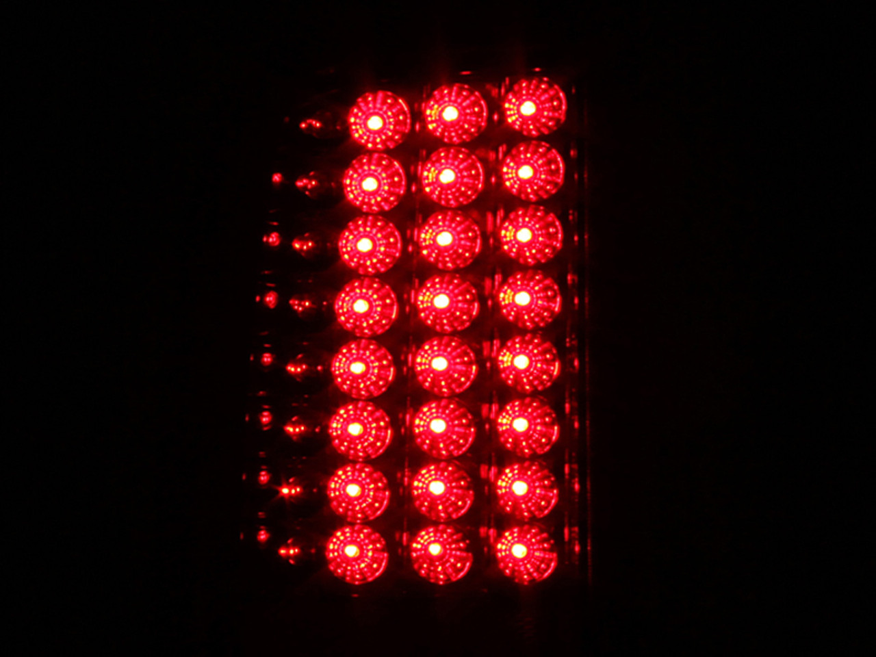 ANZO 2008-2015 Ford F-250 LED Taillights Red/Clear - 311050