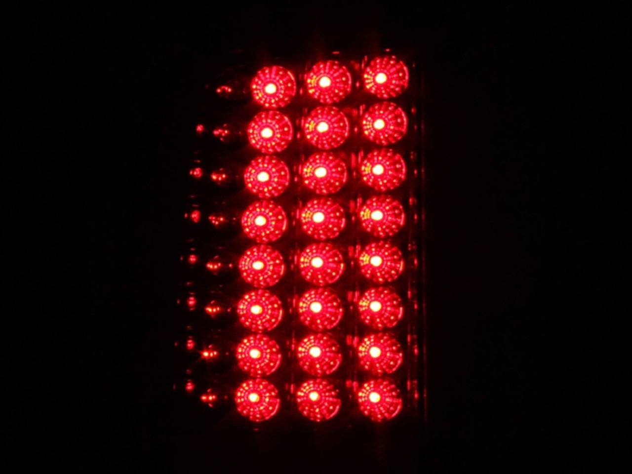 ANZO 2008-2015 Ford F-250 LED Taillights Red/Clear - 311050