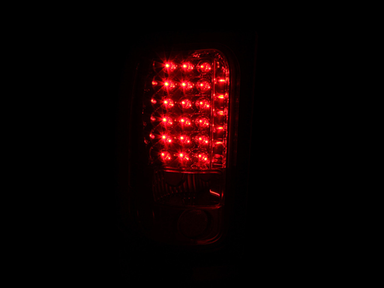 ANZO 1994-2001 Dodge Ram LED Taillights Red/Clear - 311052
