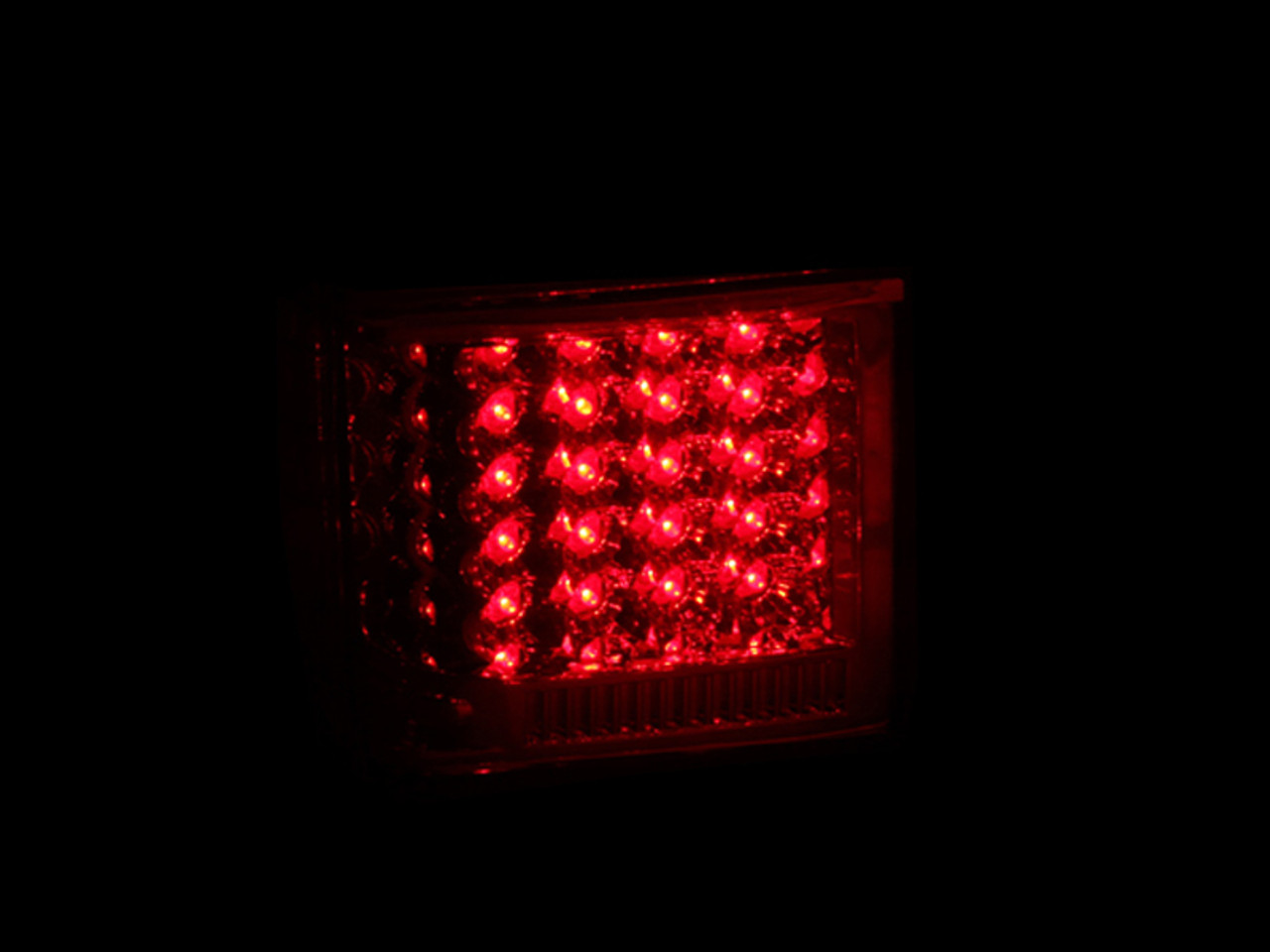 ANZO 2007-2014 Ford Expedition LED Taillights Red/Clear - 311108