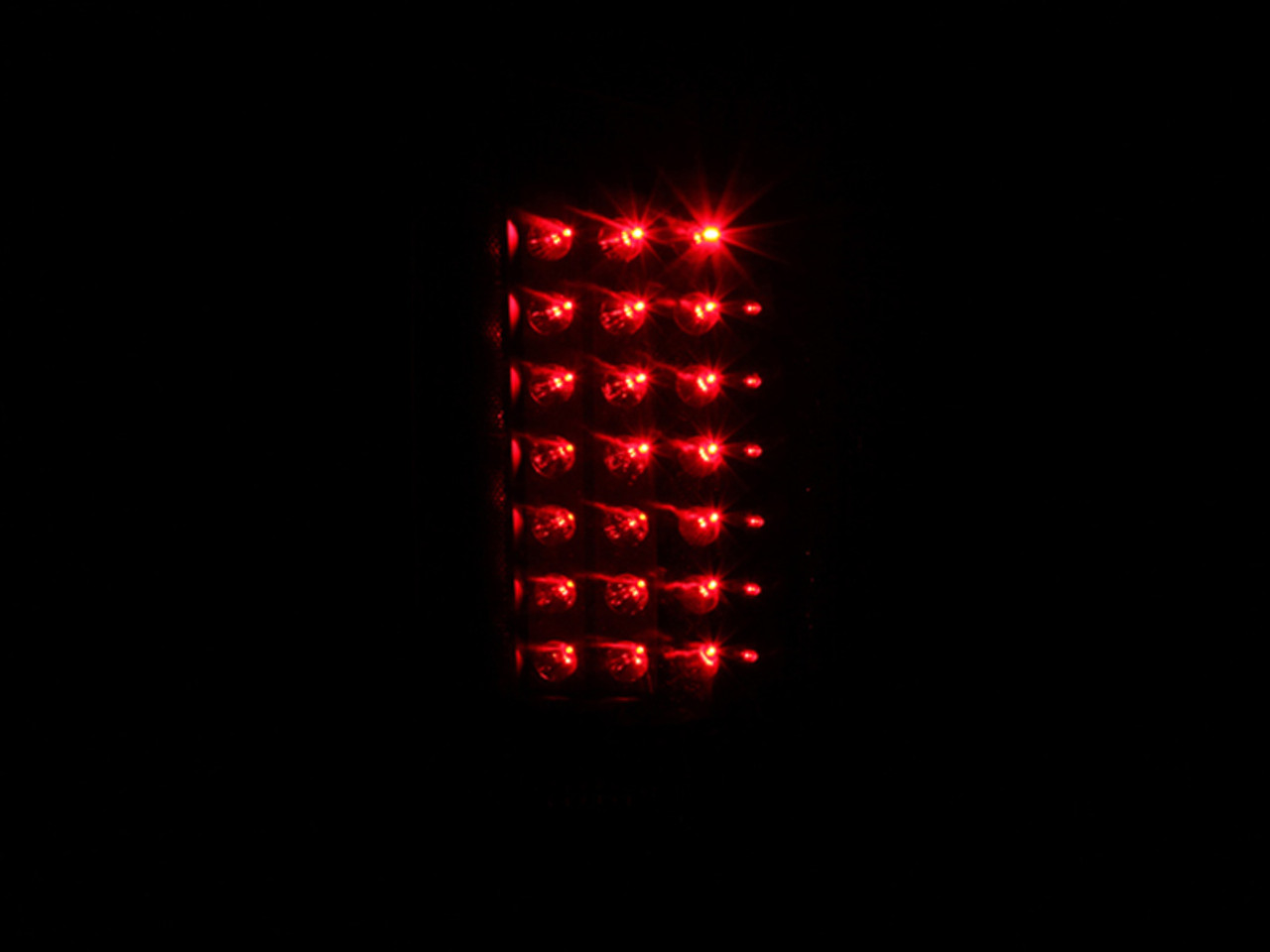 ANZO 2006-2008 Dodge Ram 1500 LED Taillights Black - 311123