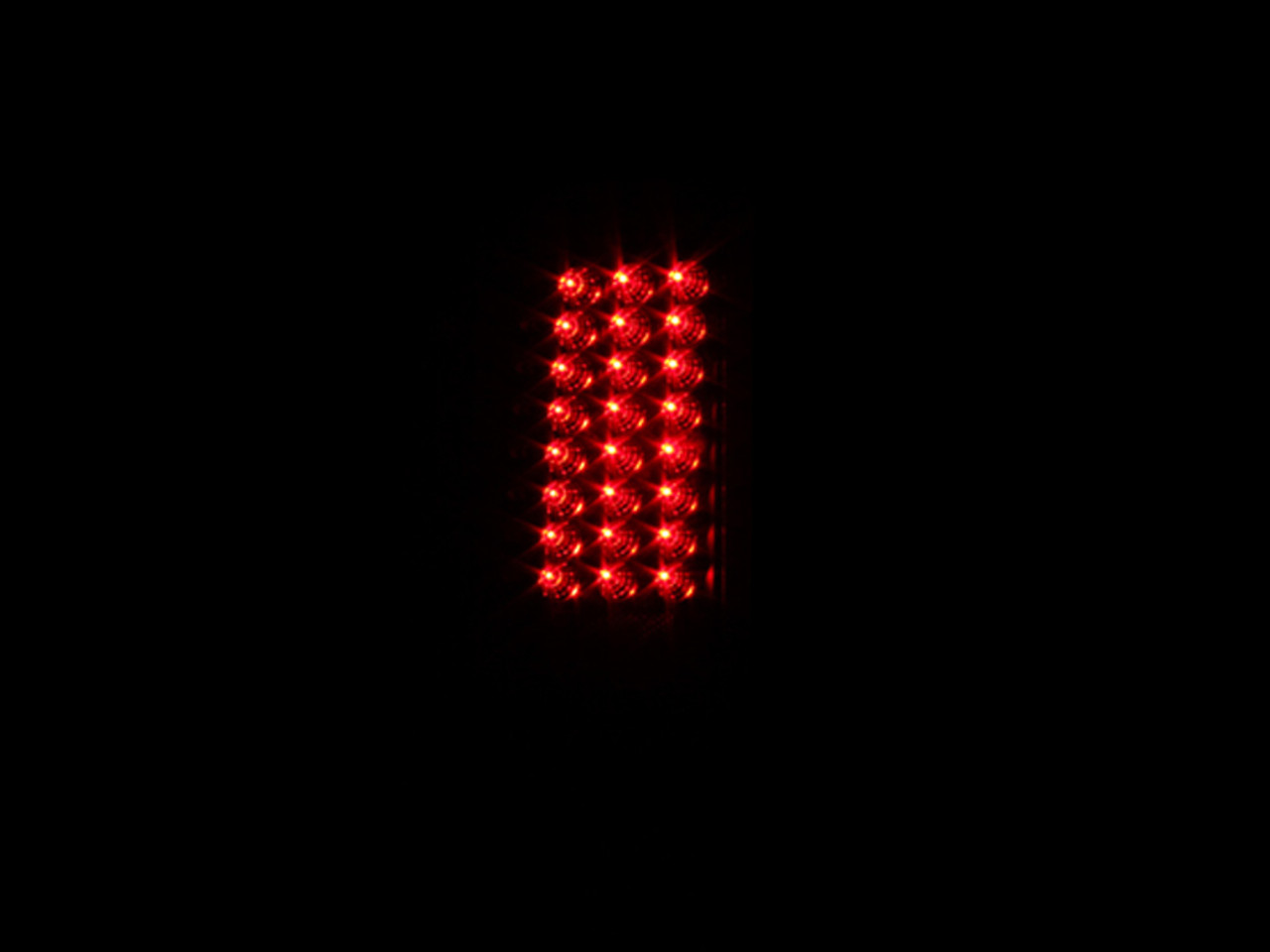 ANZO 2008-2015 Ford F-250 LED Taillights Black - 311127