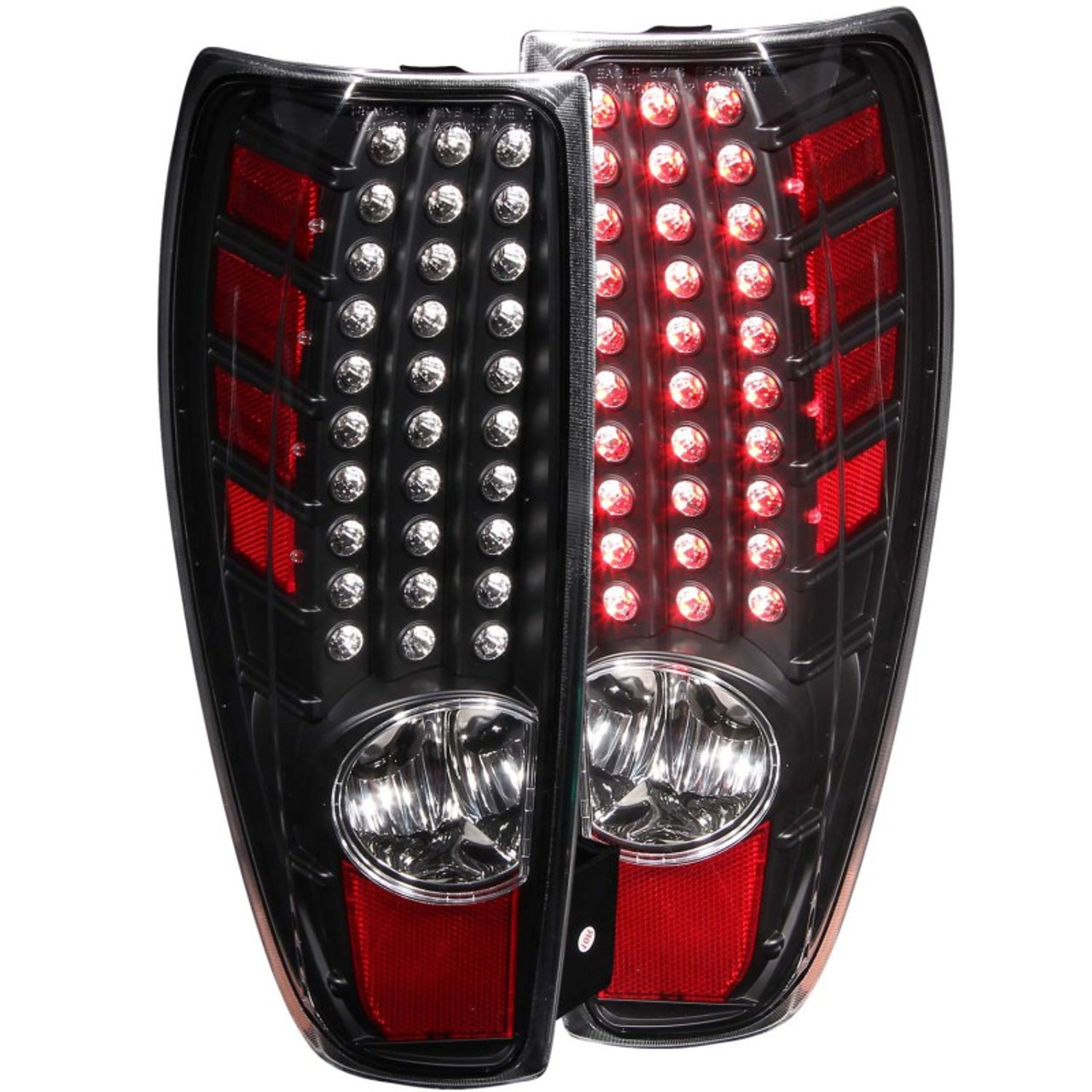 ANZO 2004-2012 Chevrolet Colorado LED Taillights Black - 311136
