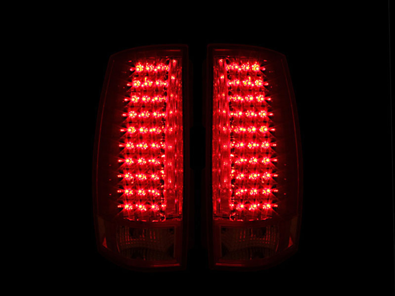 ANZO 2007-2014 Chevrolet Suburban LED Taillights Red/Clear G4 - 311141