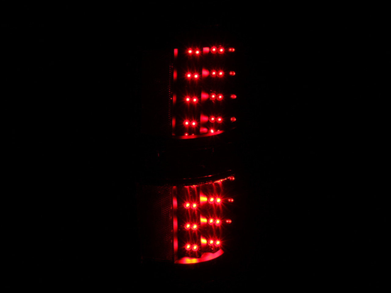 ANZO 2009-2014 Ford F-150 LED Taillights Black - 311145