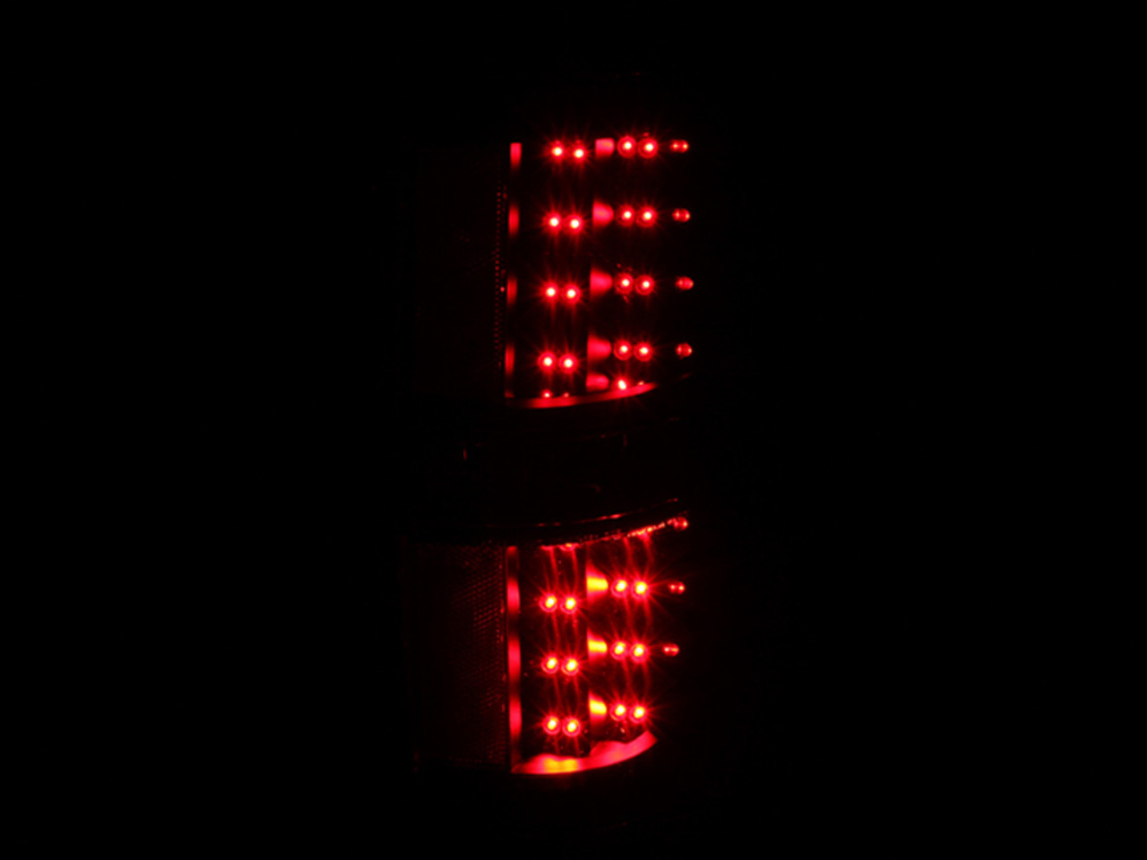 ANZO 2009-2014 Ford F-150 LED Taillights Black - 311145