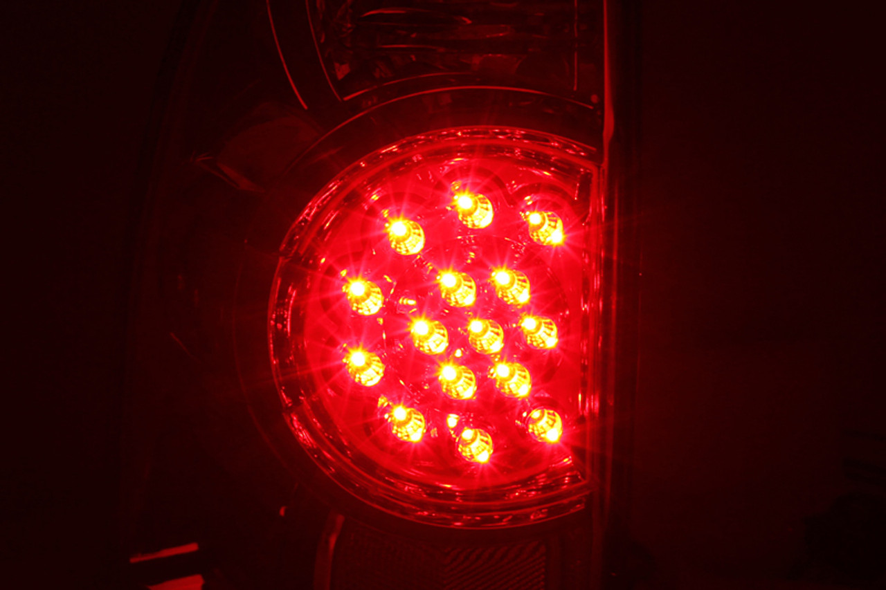 ANZO 2005-2015 Toyota Tacoma LED Taillights Smoke - 311179