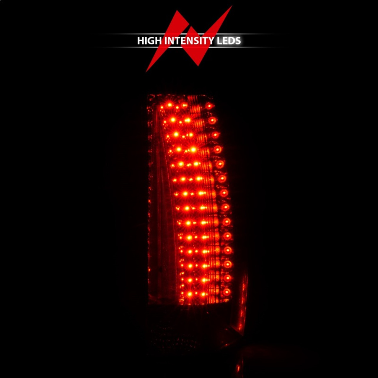 ANZO 2007-2014 Chevrolet Suburban LED Taillights Red/Clear - Escalade Look - 311190