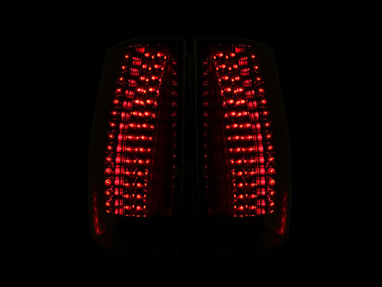 ANZO 2007-2014 Chevrolet Suburban LED Taillights Smoke - Escalade Look - 311192