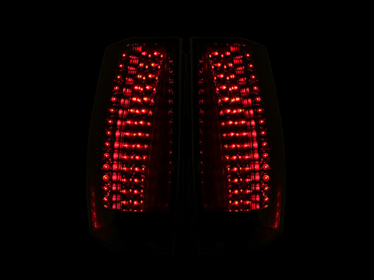 ANZO 2007-2014 Chevrolet Suburban LED Taillights Smoke - Escalade Look - 311192