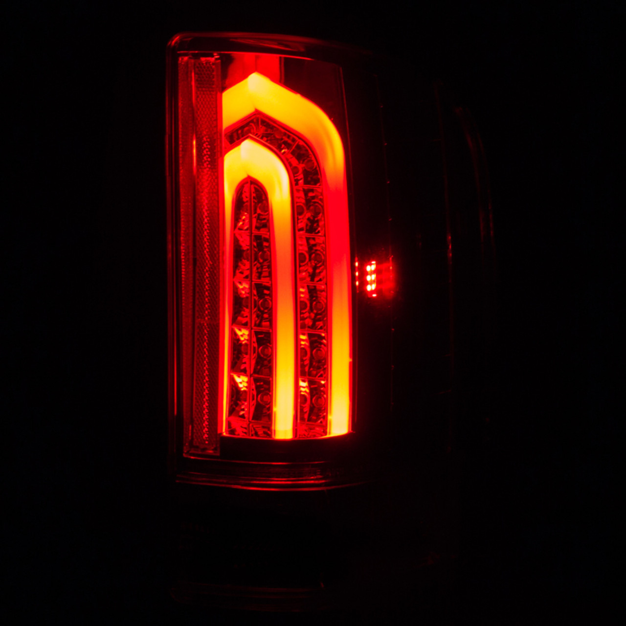 ANZO 2007-2013 Chevrolet Silverado 1500 LED Taillights Red/Clear G2 - 311225