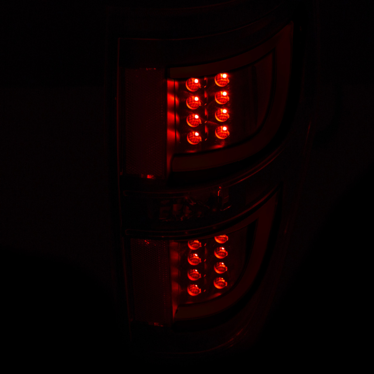 ANZO 2009-2013 Ford F-150 LED Taillights Black - 311257